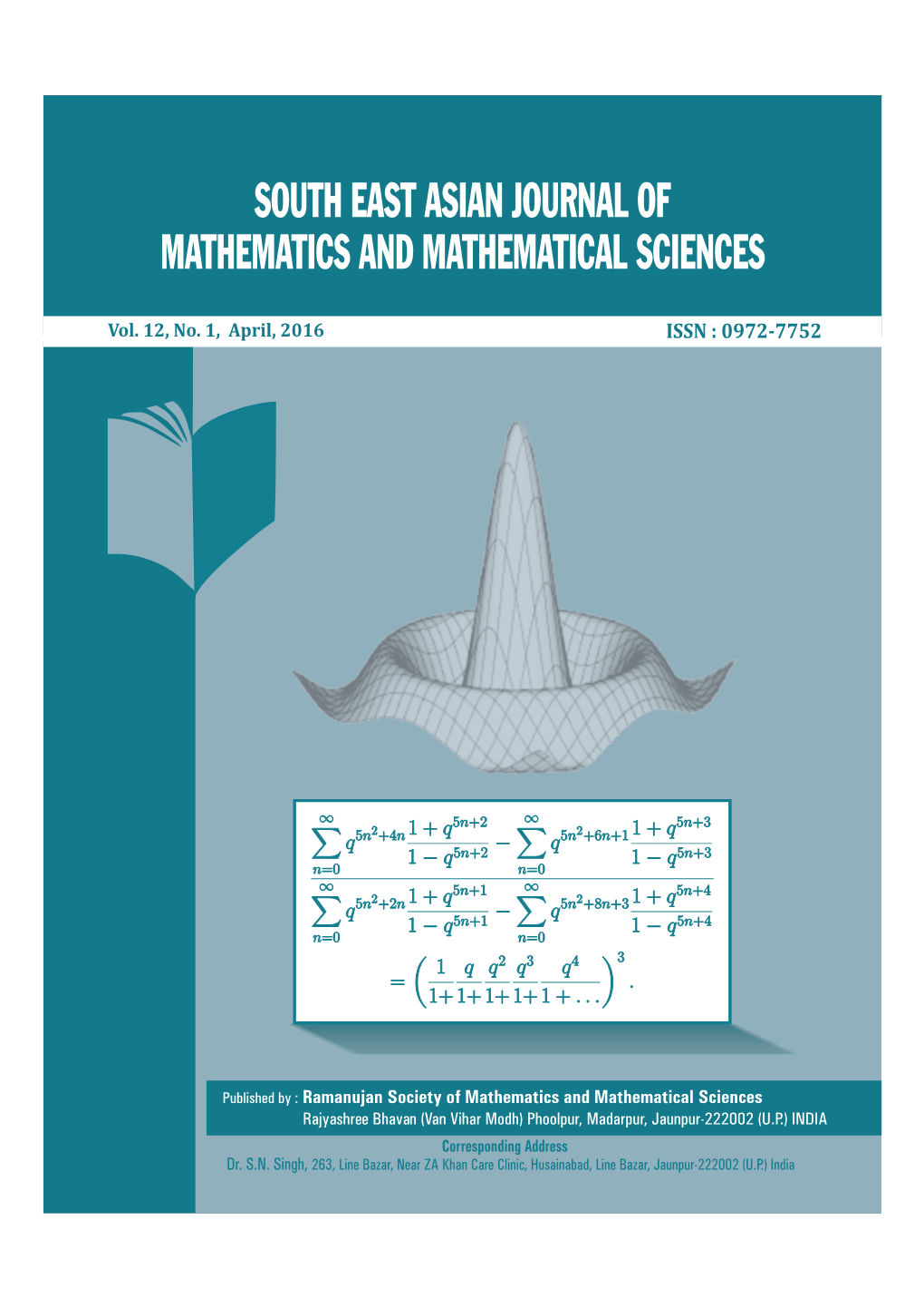 South East Asian Journal of Mathematics and Mathematical Sciences