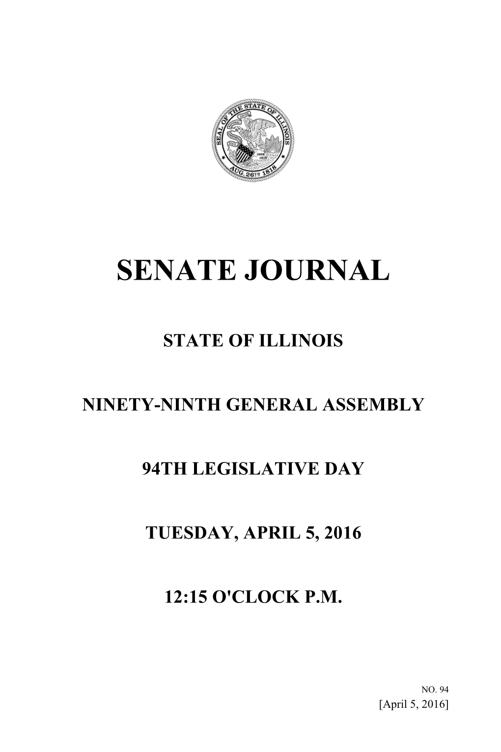 Senate Journal