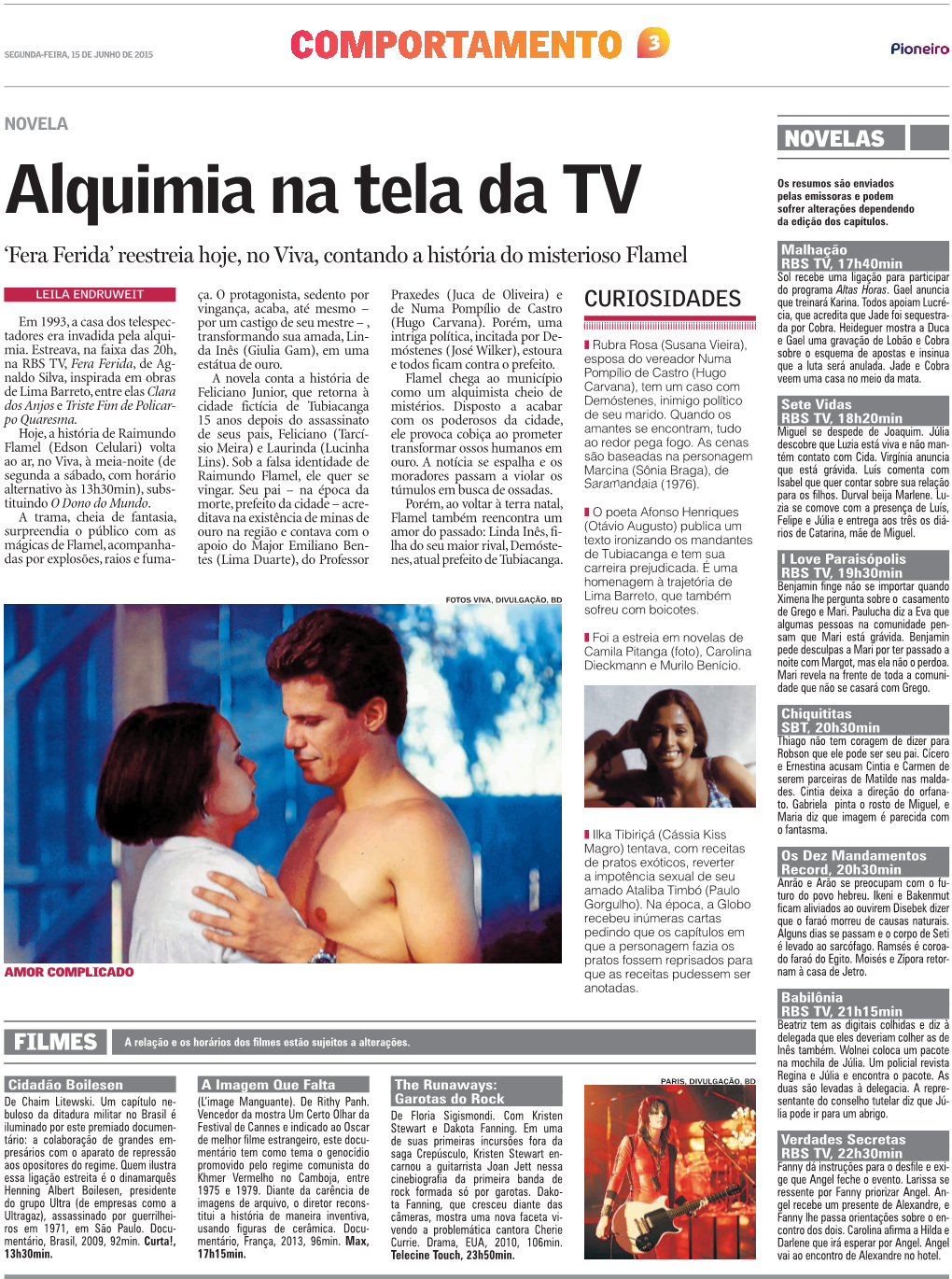 Alquimia Na Tela Da TV Sofrer Alterações Dependendo Da Edição Dos Capítulos