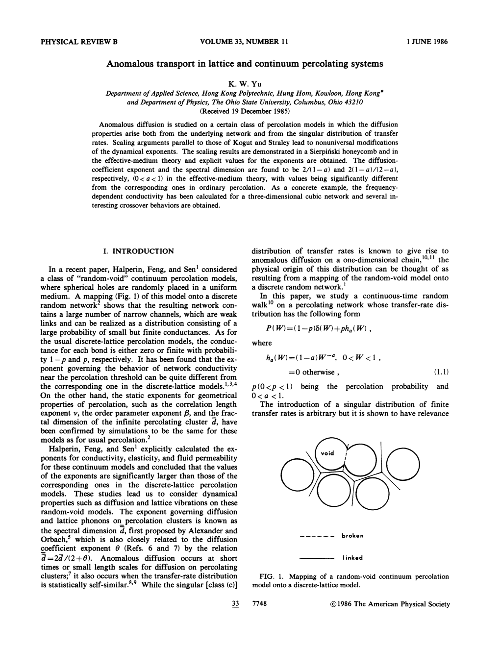 Anomalous Transport in Lattice and Continuum Percolating Systems