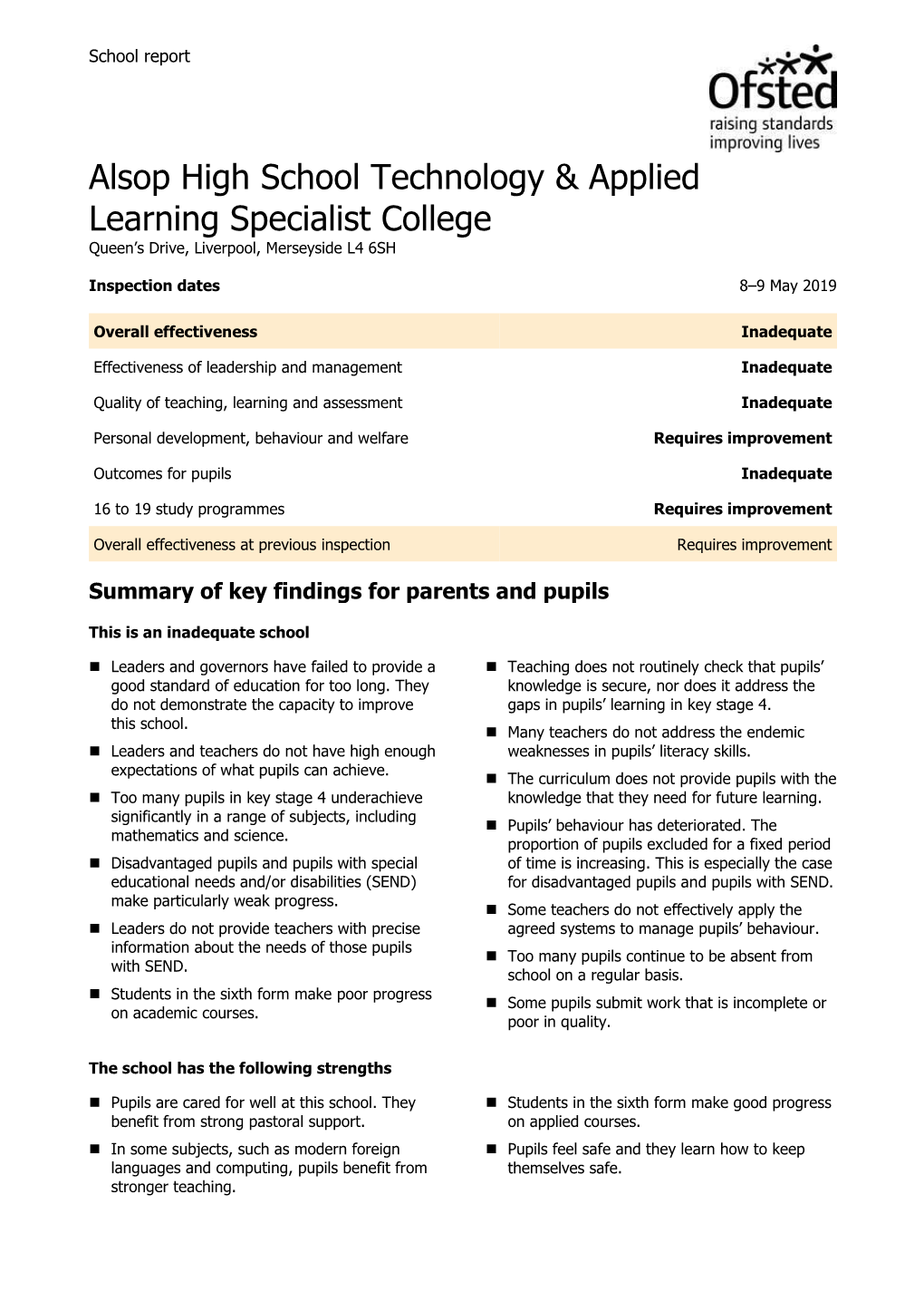 Alsop High School Technology & Applied Learning Specialist College
