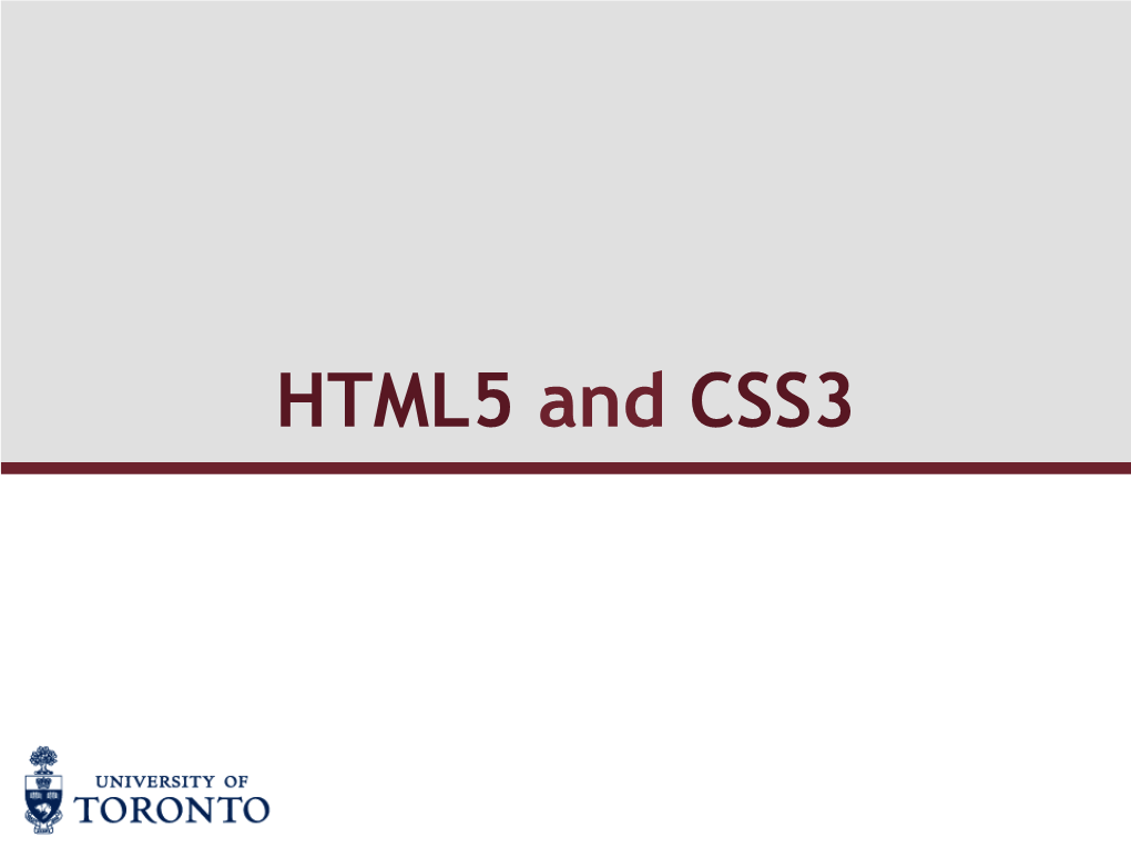 HTML5 and CSS3 Web Browser