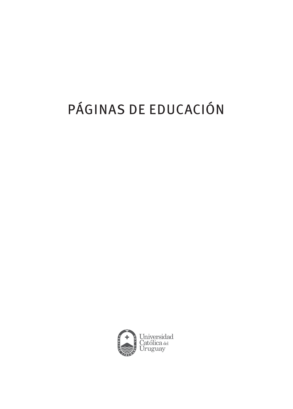 Páginas De Educación Volumen 7