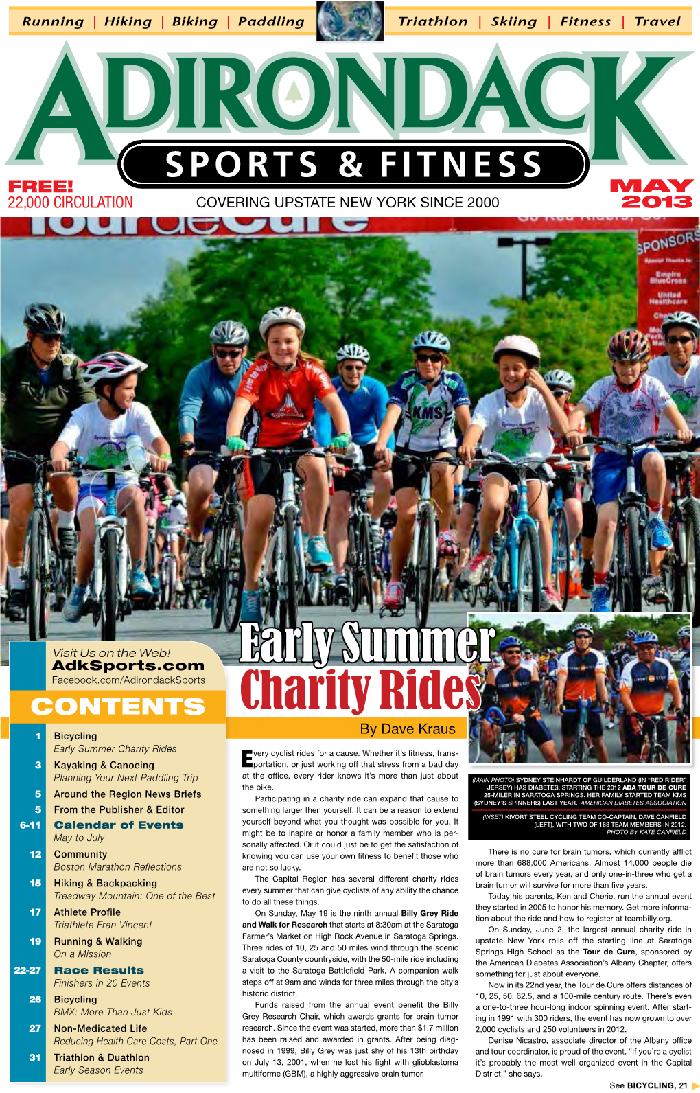 Early Summer Charity Rides Very Cyclist Rides for a Cause