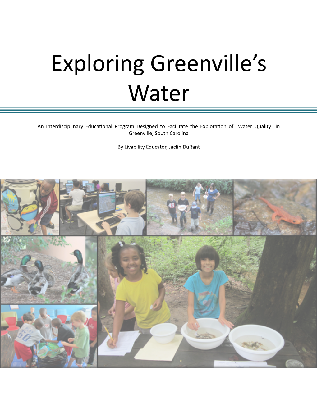 Exploring Greenville's Water