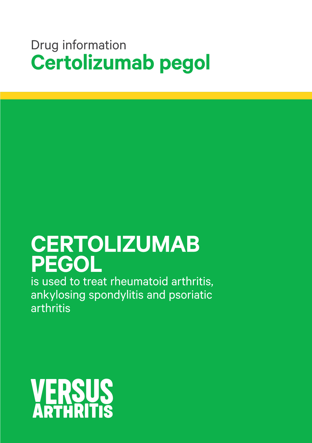 Certolizumab Pegol Information Booklet