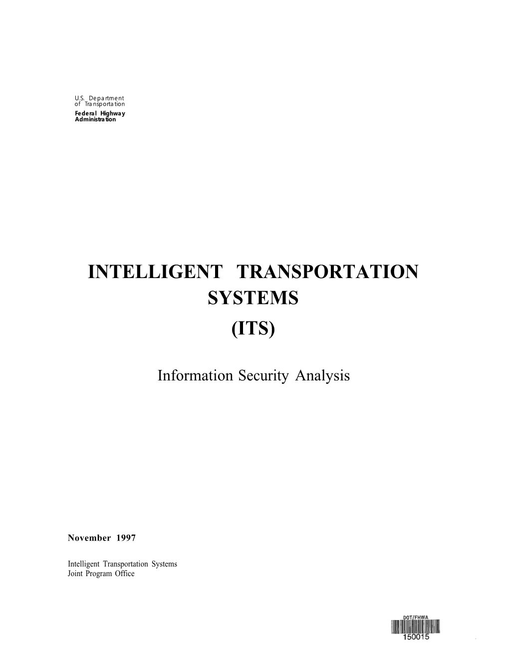 Intelligent Transportation Systems (Its)