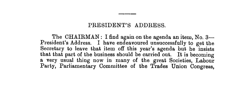 1918 Presidents Address