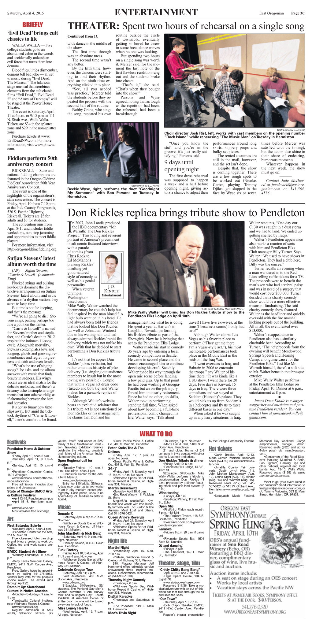 Don Rickles Replica Brings Tribute Show to Pendleton Adults and $3 for Students