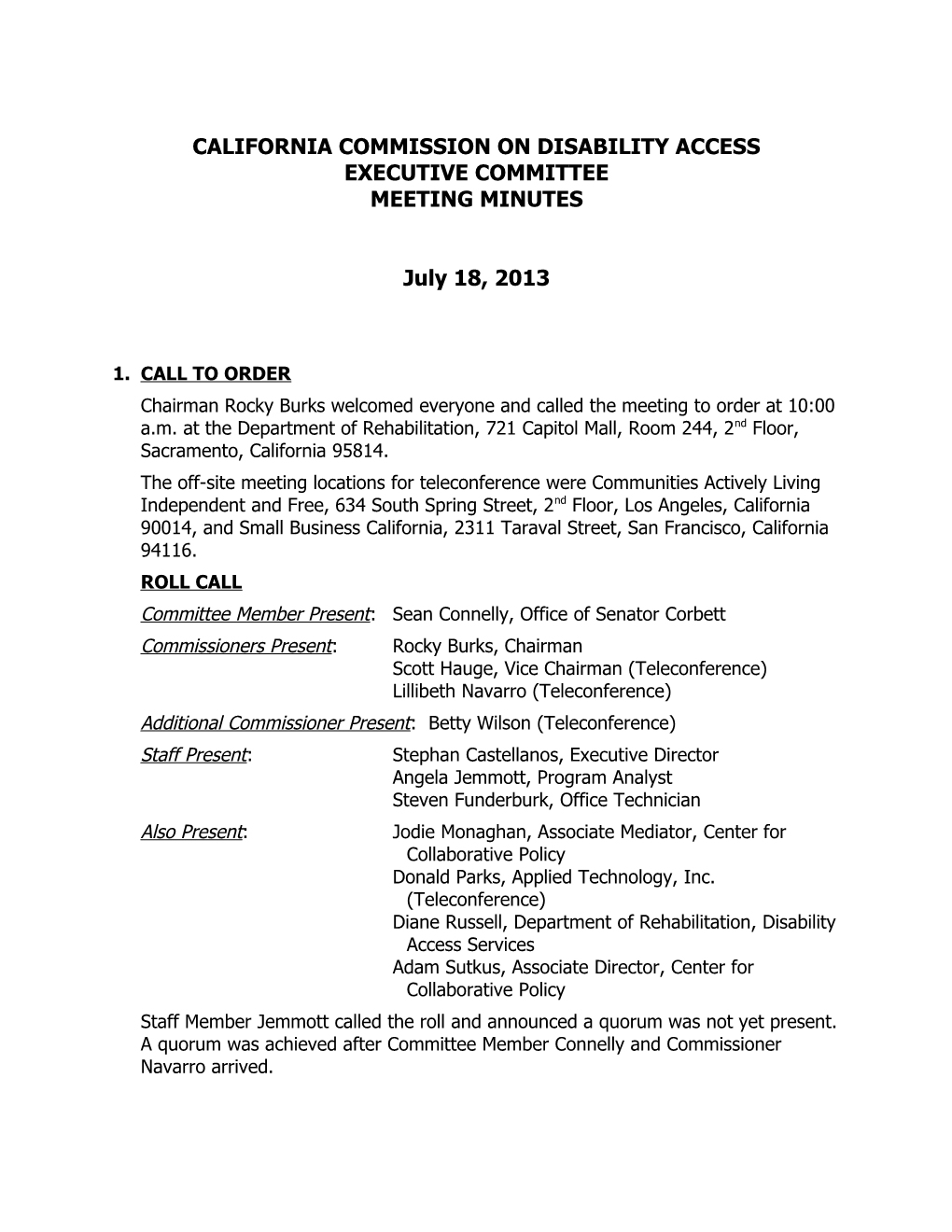 California Commission on Disability Access s2