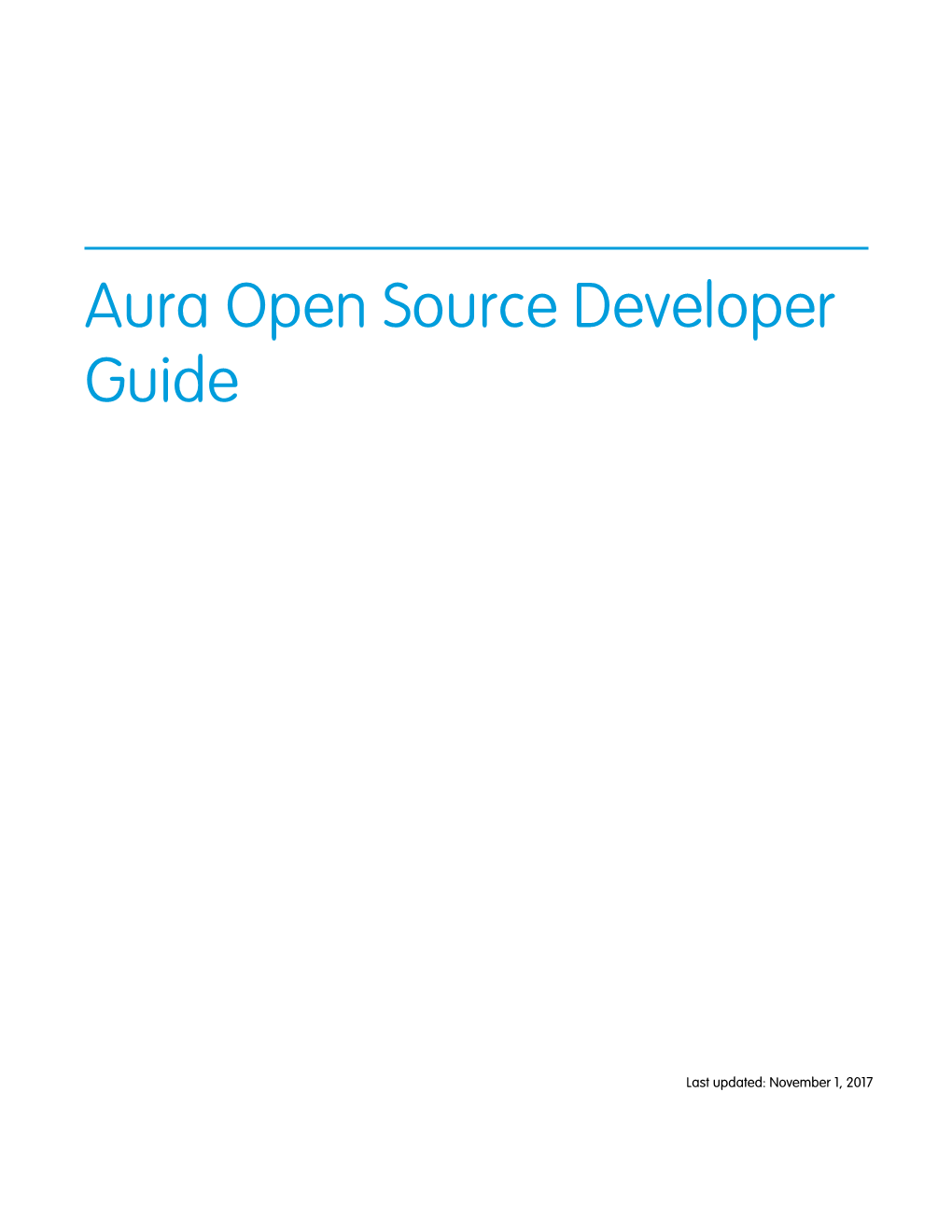 Aura Open Source Developer Guide