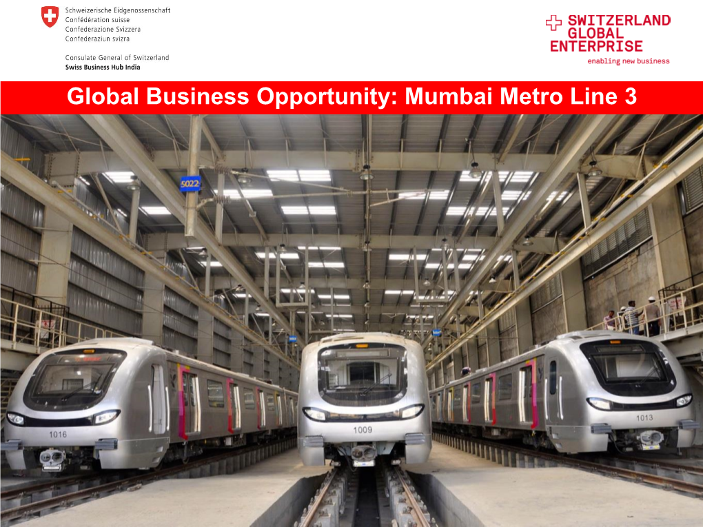 Mumbai Metro Line 3 Mumbai Metro Master Plan