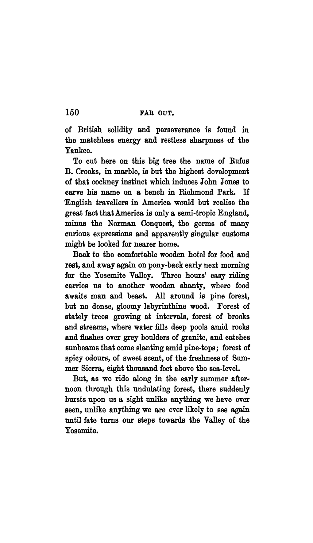 Of British Solidity and Perseverance Is Found in the Matchless Energy and Restless Sharpness of the Yankee