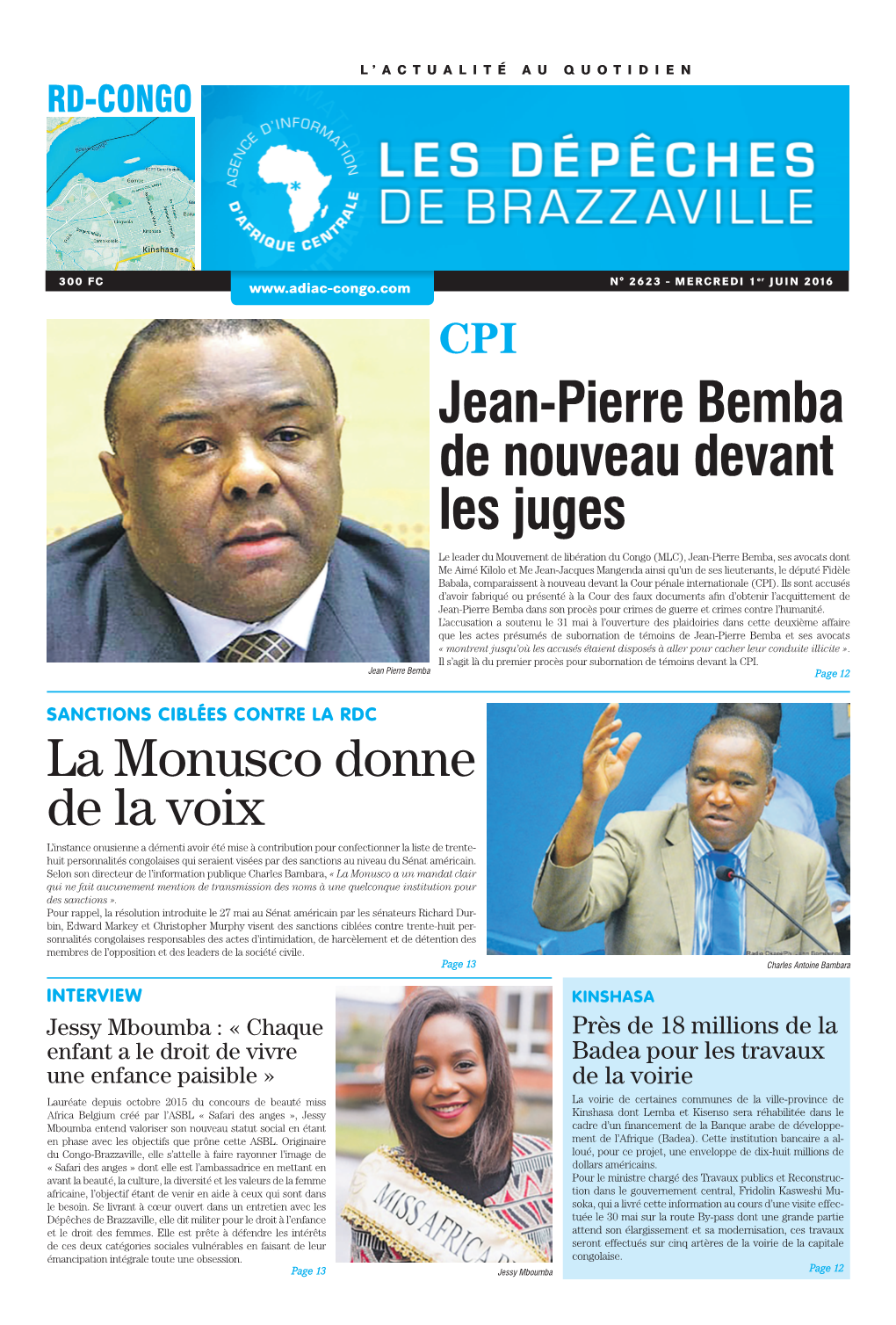 Jean-Pierre Bemba De Nouveau Devant Les Juges