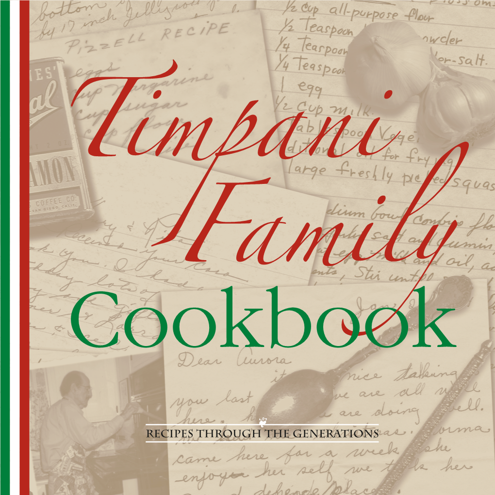 Timpani Family Cookbook