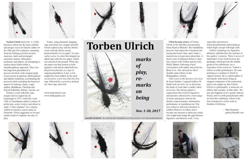 Torben Ulrich (Born Oct. 4, 1928)