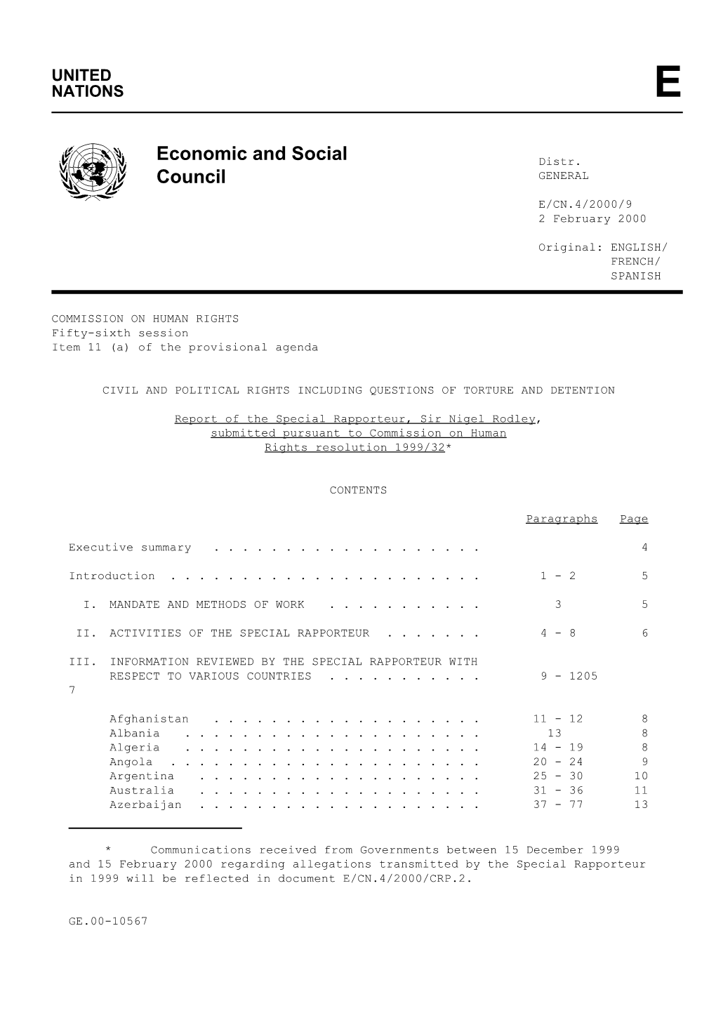 Observations Report