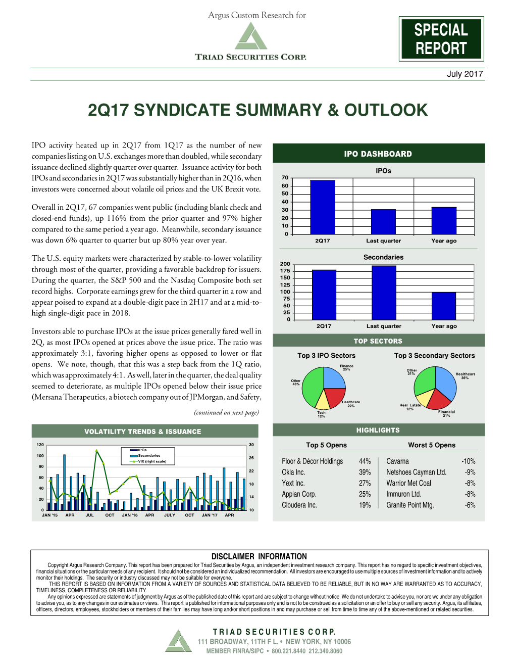 TRIAD Special 2Q17