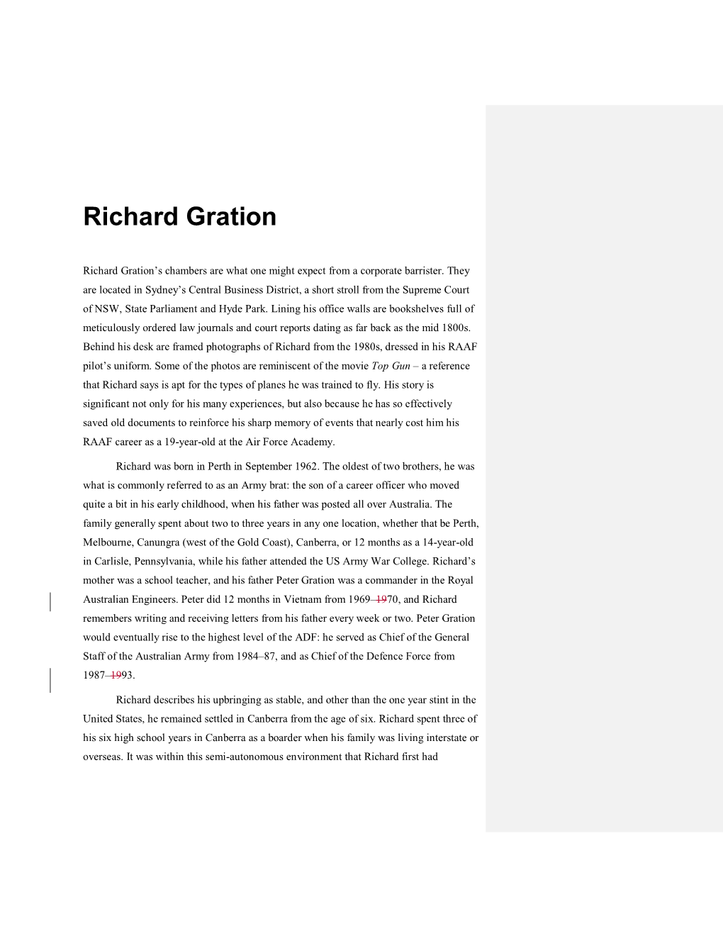 Richard Gration