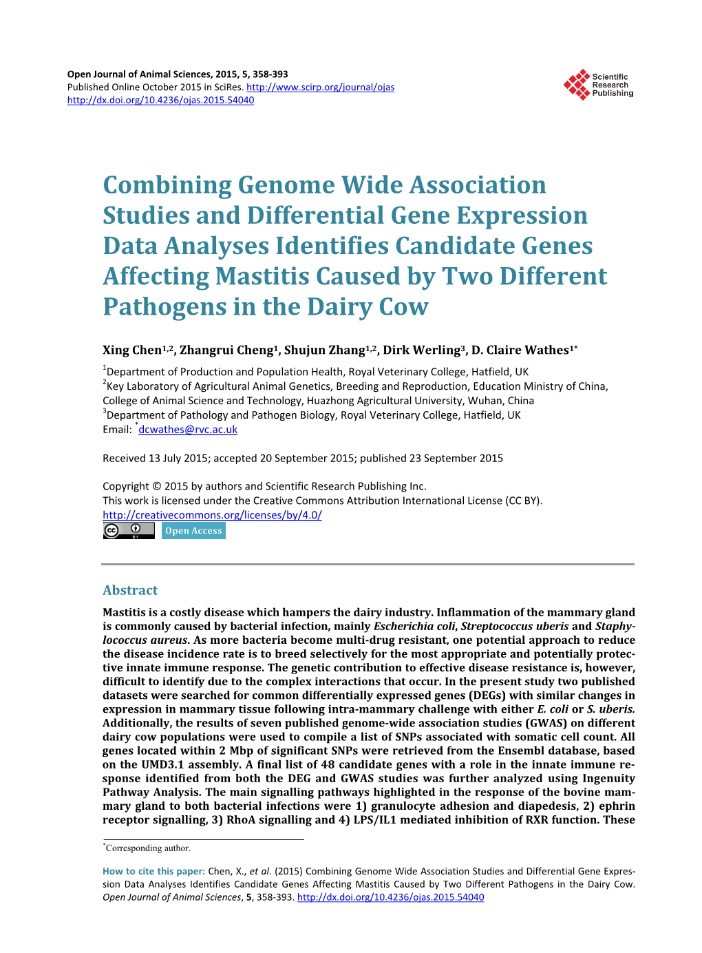 Combining Genome Wide Association Studies and Differential Gene