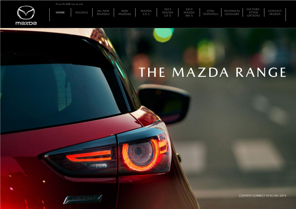 The Mazda Range