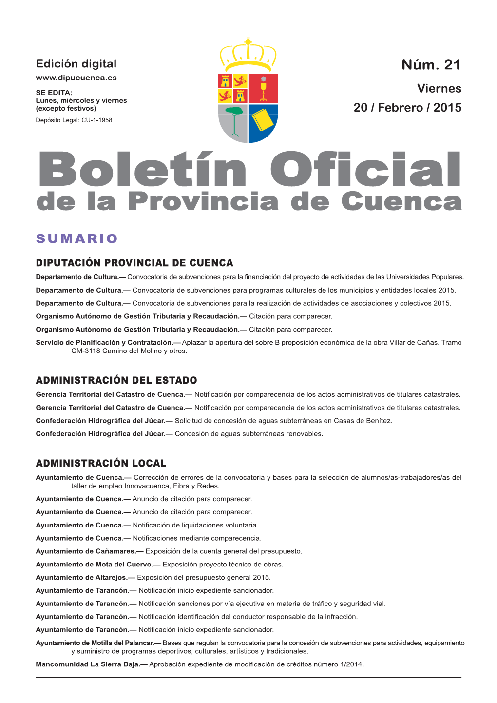 Boletín Oficial