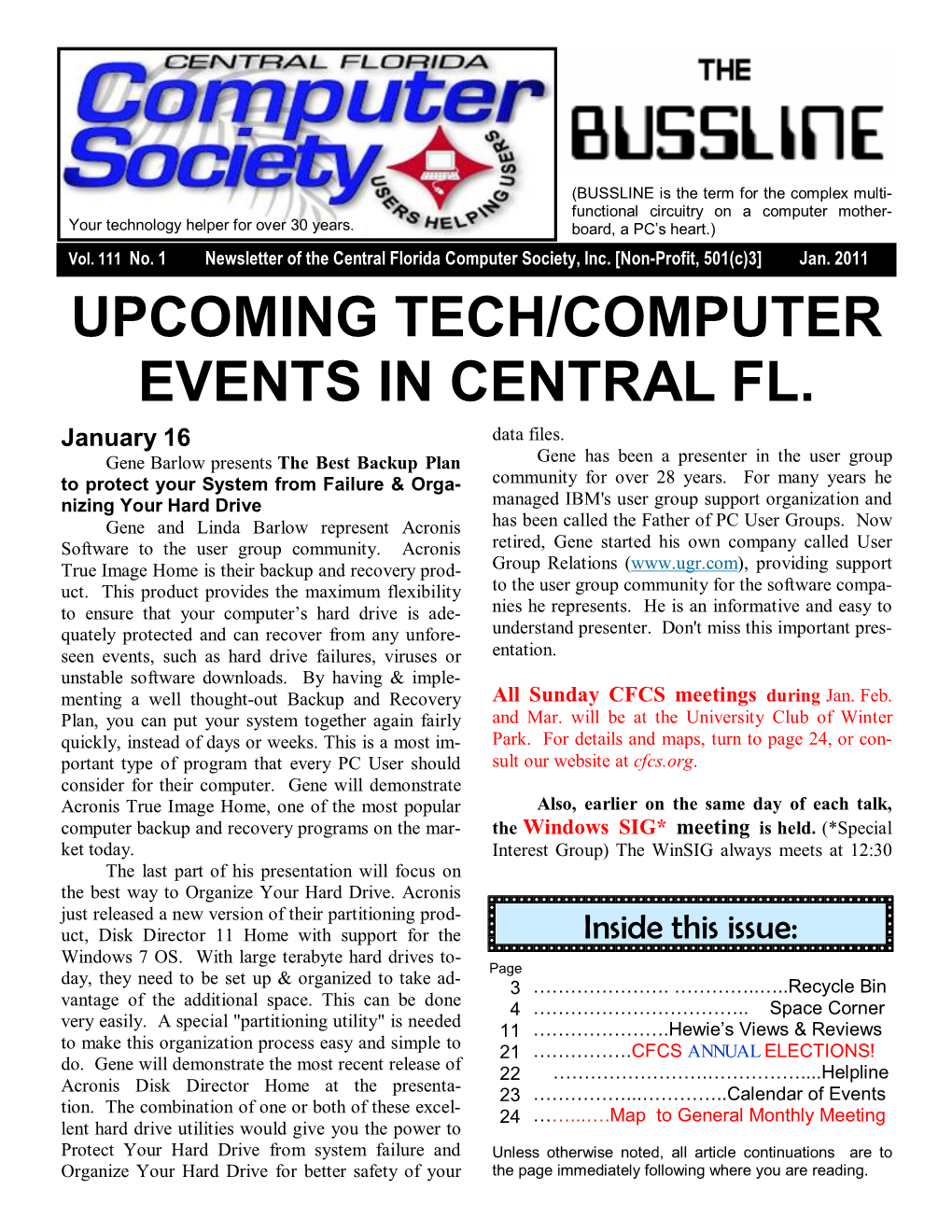 CFCS Newsletter Jan 2011.Pub