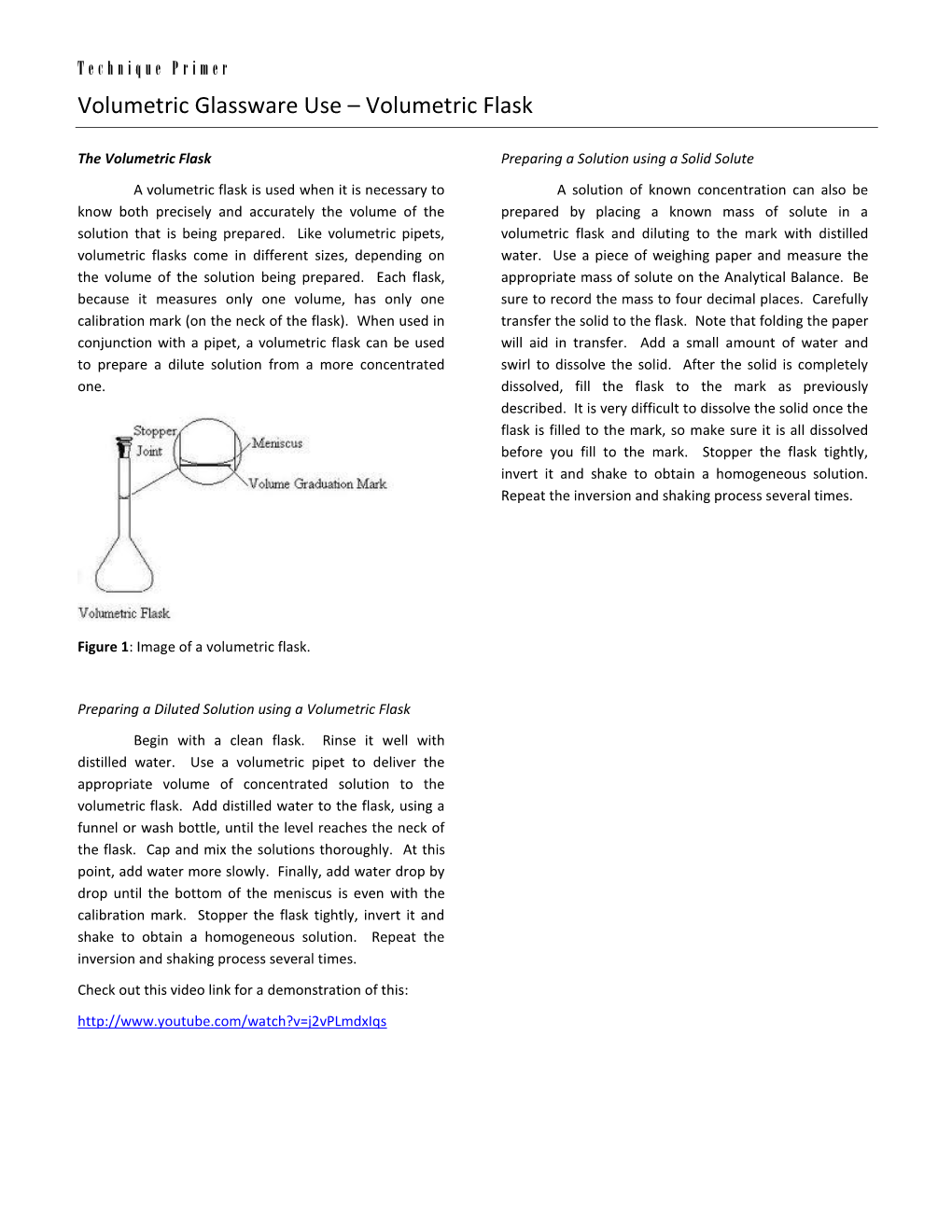 Volumetric Flask