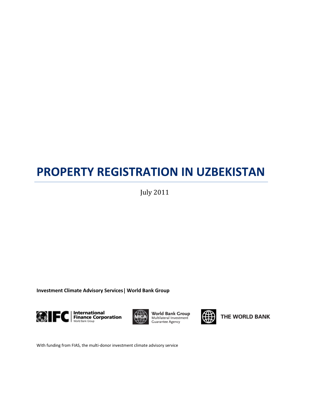 Property Registration in Uzbekistan