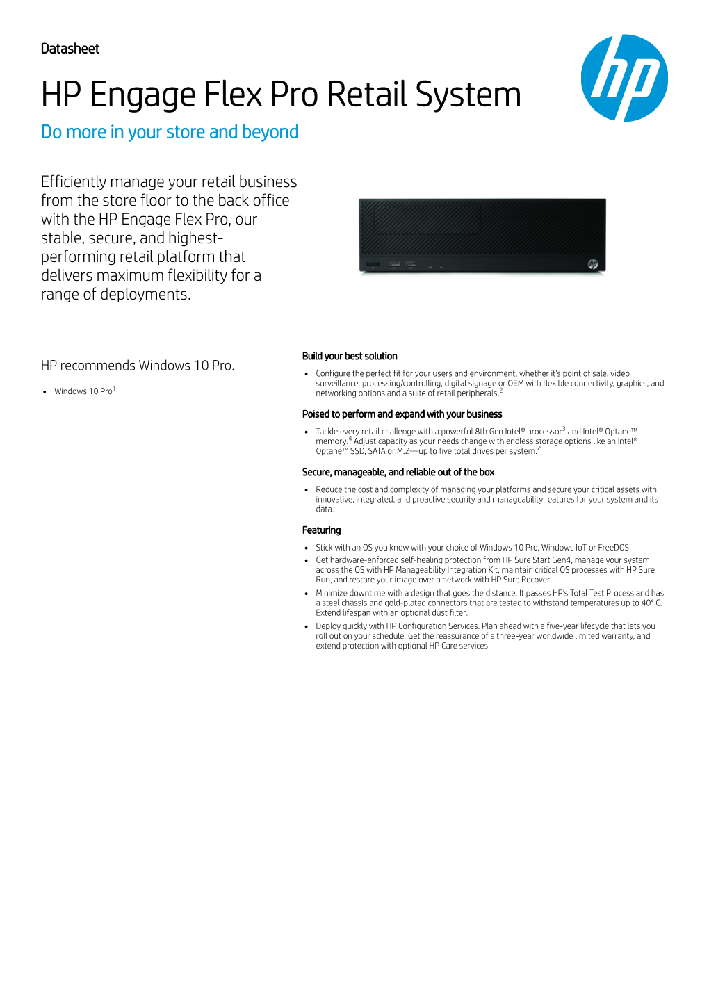 HP Engage Flex Pro Retail System Do More in Your Store and Beyond