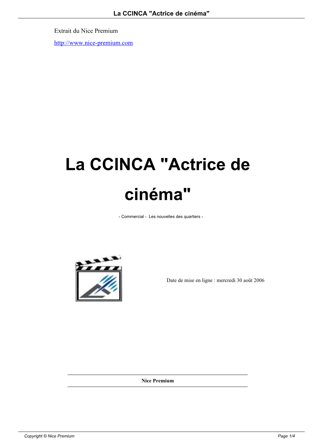 La CCINCA 