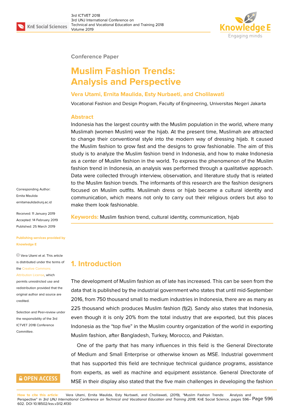Muslim Fashion Trends