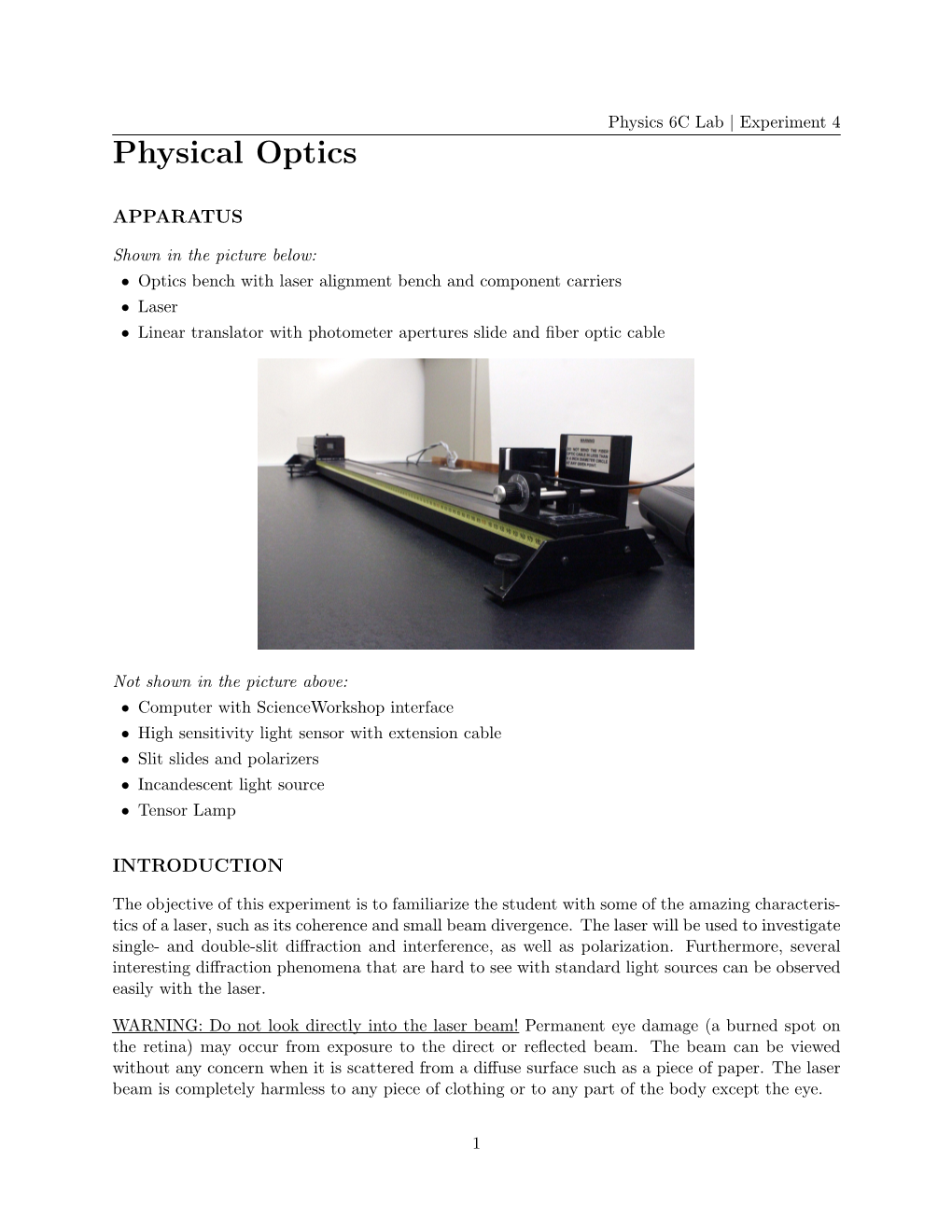 Physical Optics