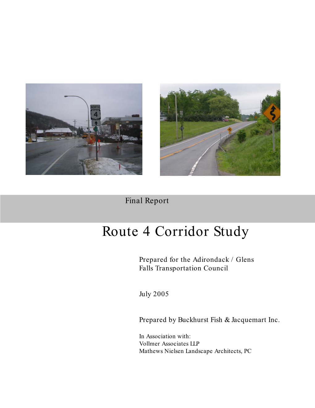 Route 4 Corridor Study