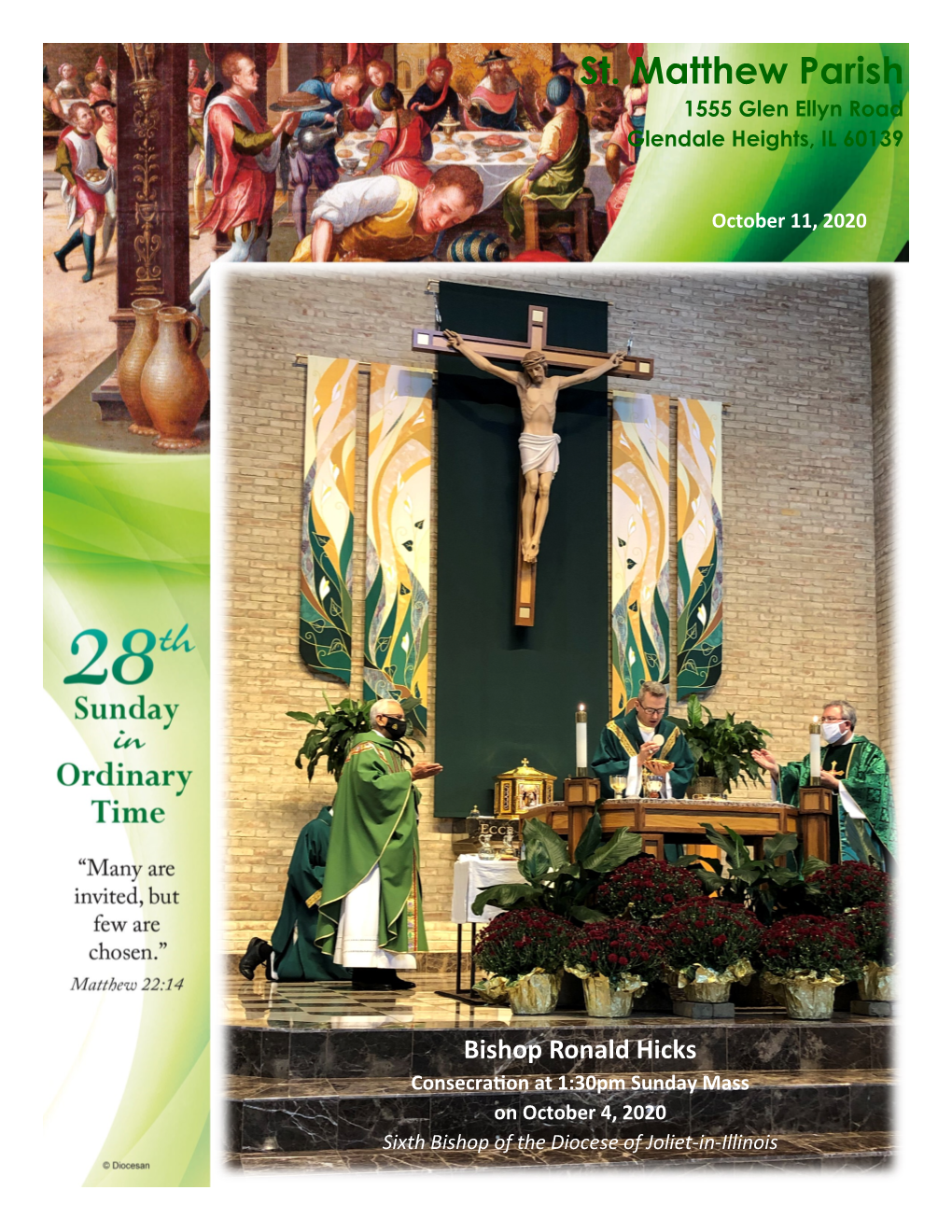 St. Matthew Parish 1555 Glen Ellyn Road Glendale Heights, IL 60139