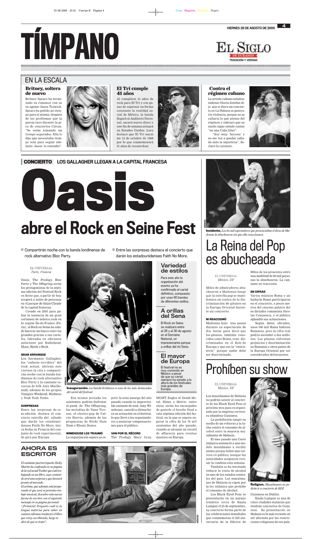Abre El Rock En Seine Fest Donna La Abuchearon Sin Que Ella Reaccionara