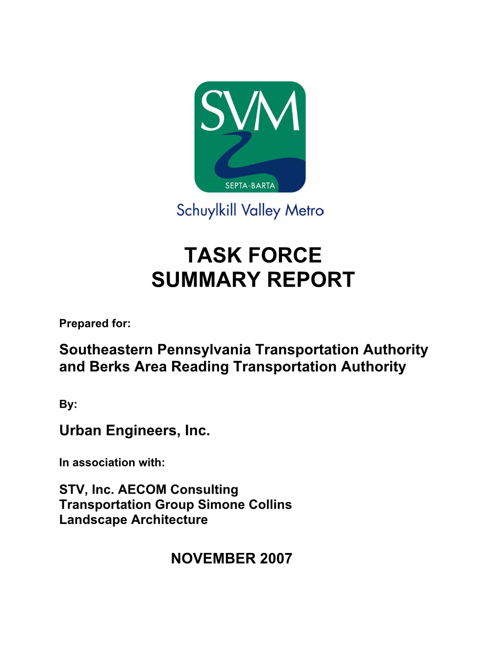 Task Force Summary Report