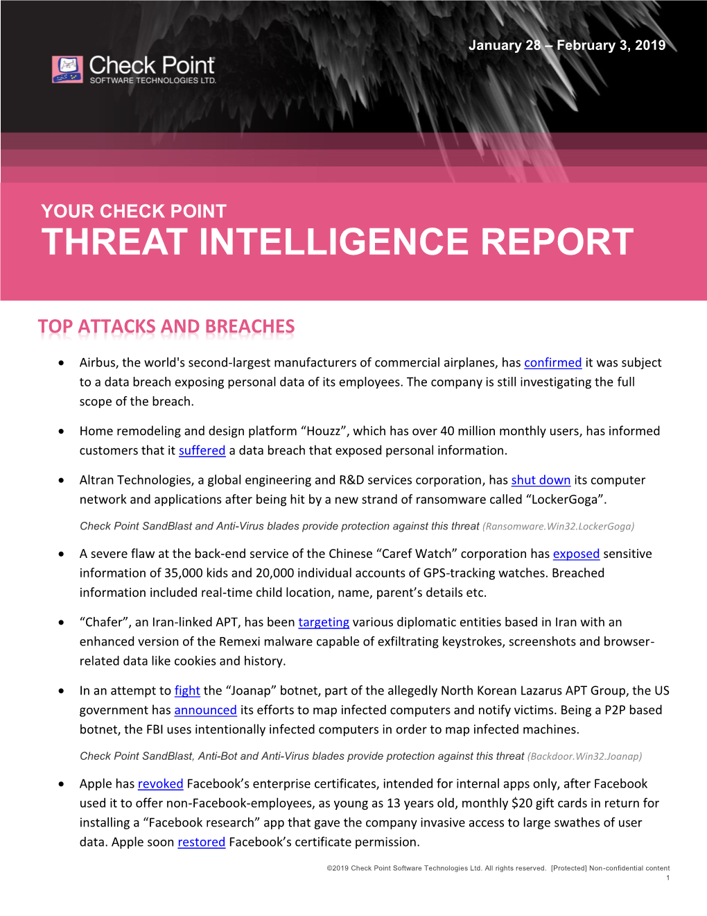 Threat Intelligence Reports