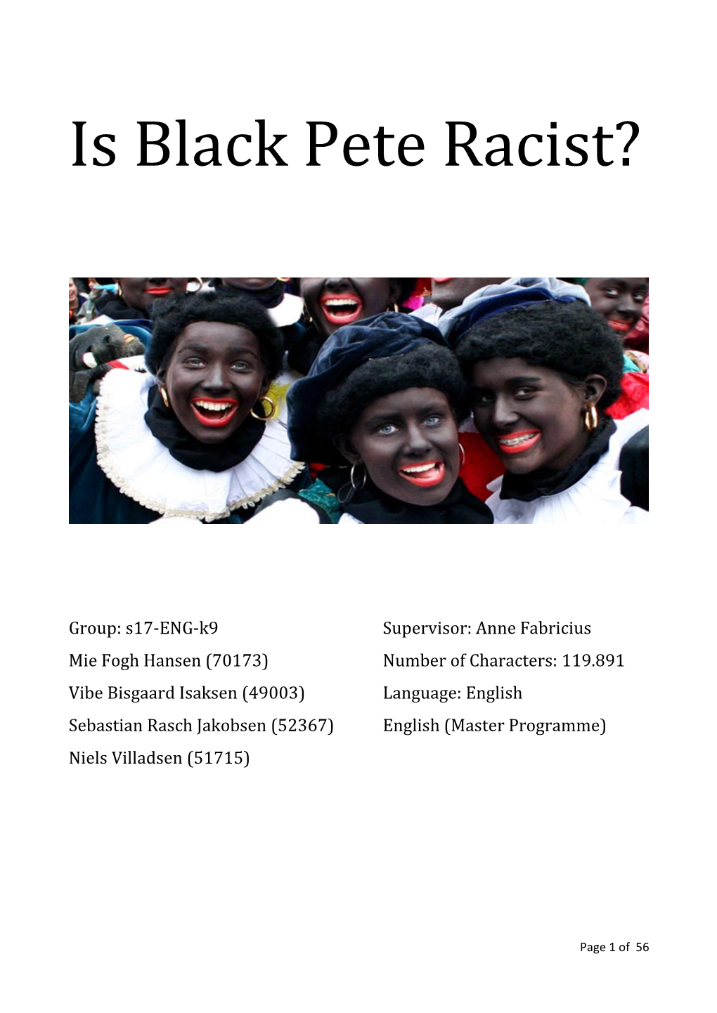 Is Black Pete Racist?