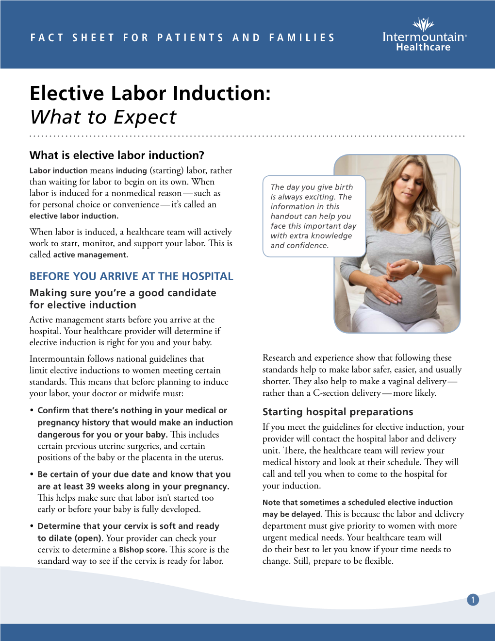 Elective Labor Induction: What to Expect