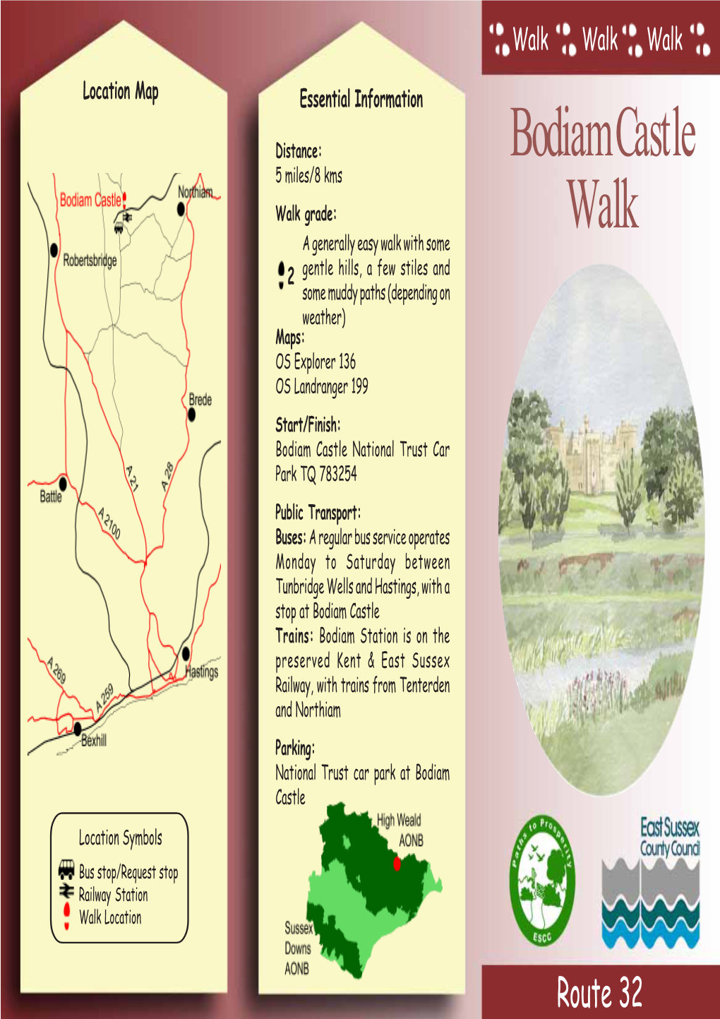 Bodiam Castle Walk