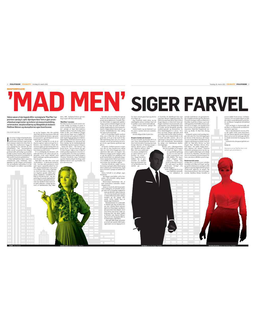 'Mad Men'siger Farvel
