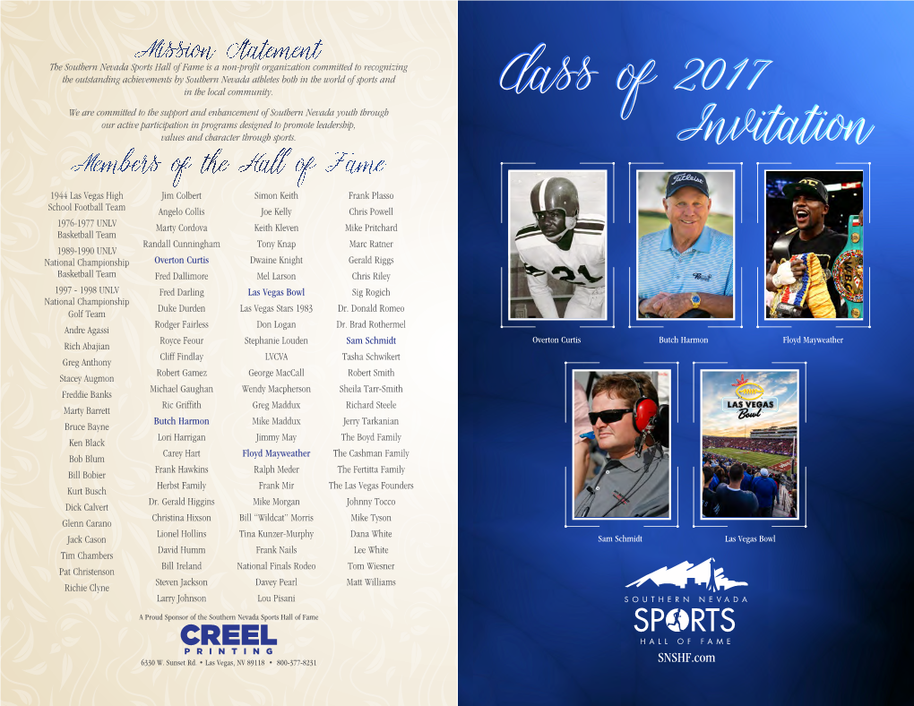 Class of 2017 Invitation Class of 2017 Invitation