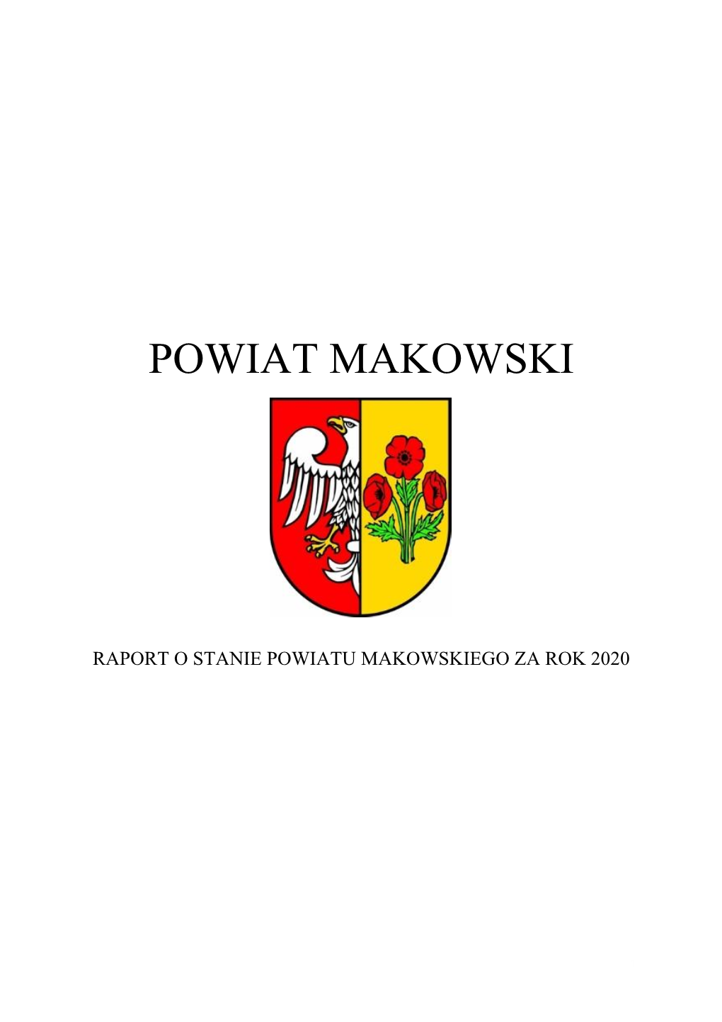 Raport O Stanie Powiatu Makowskiego Za Rok 2020