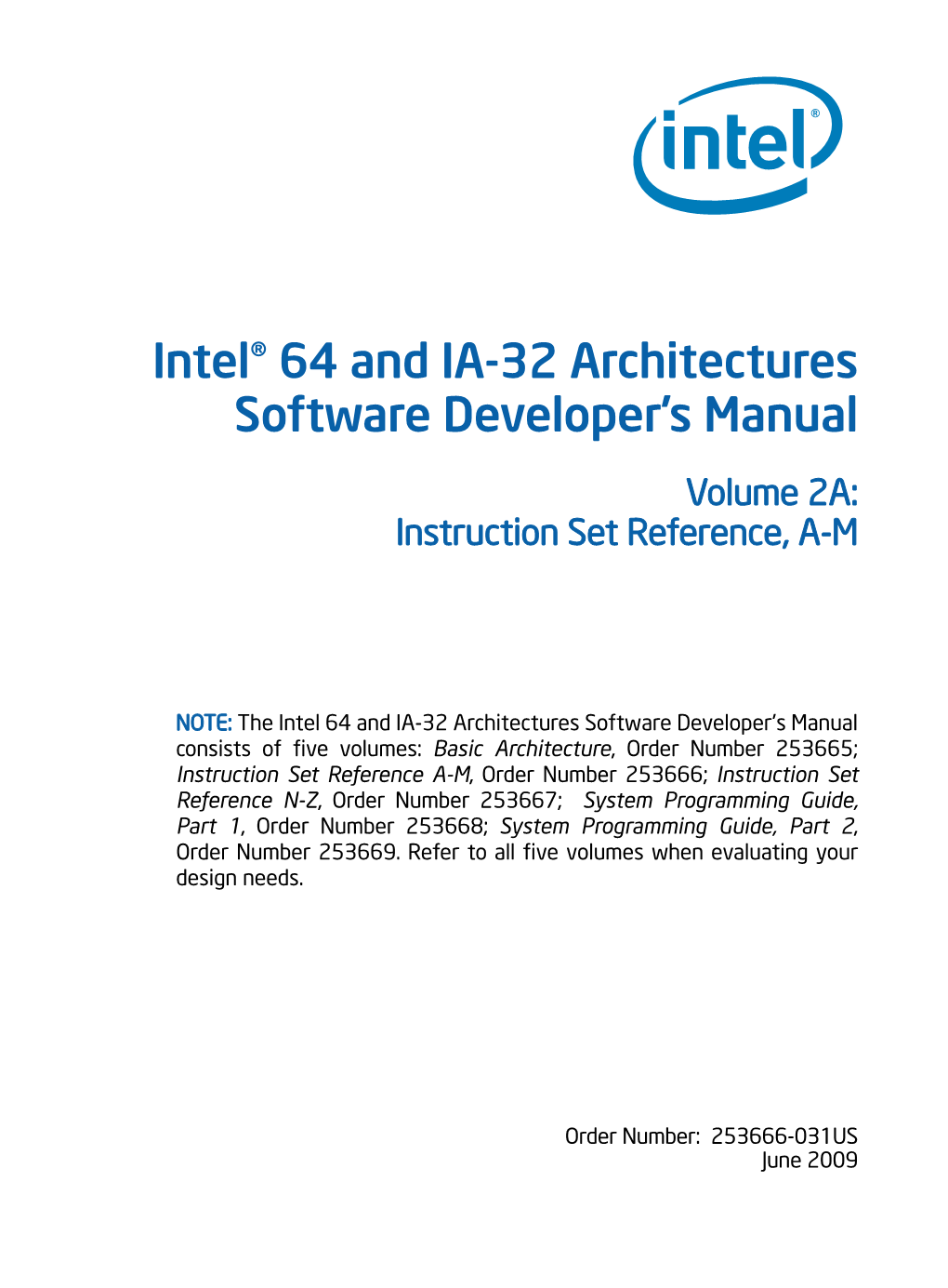 Volume 2A: Instruction Set Reference, A-M