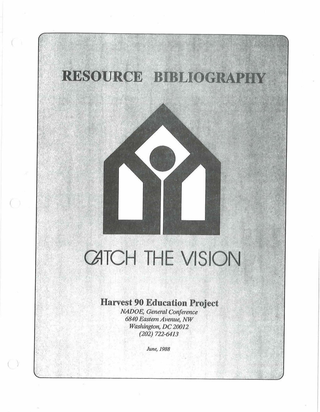 Resource Bibliography