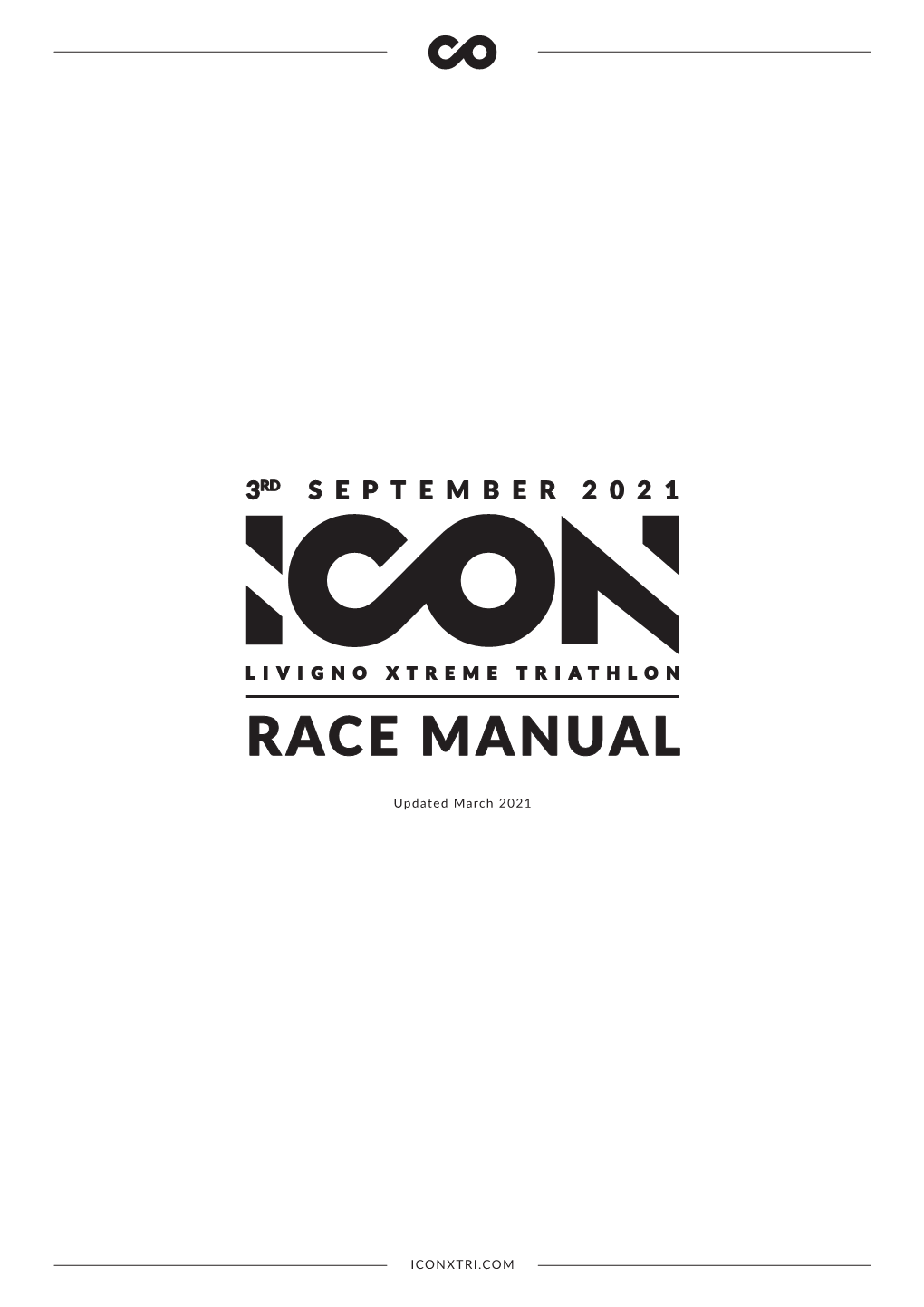 ICON Race Manual ENG 2021.Indd