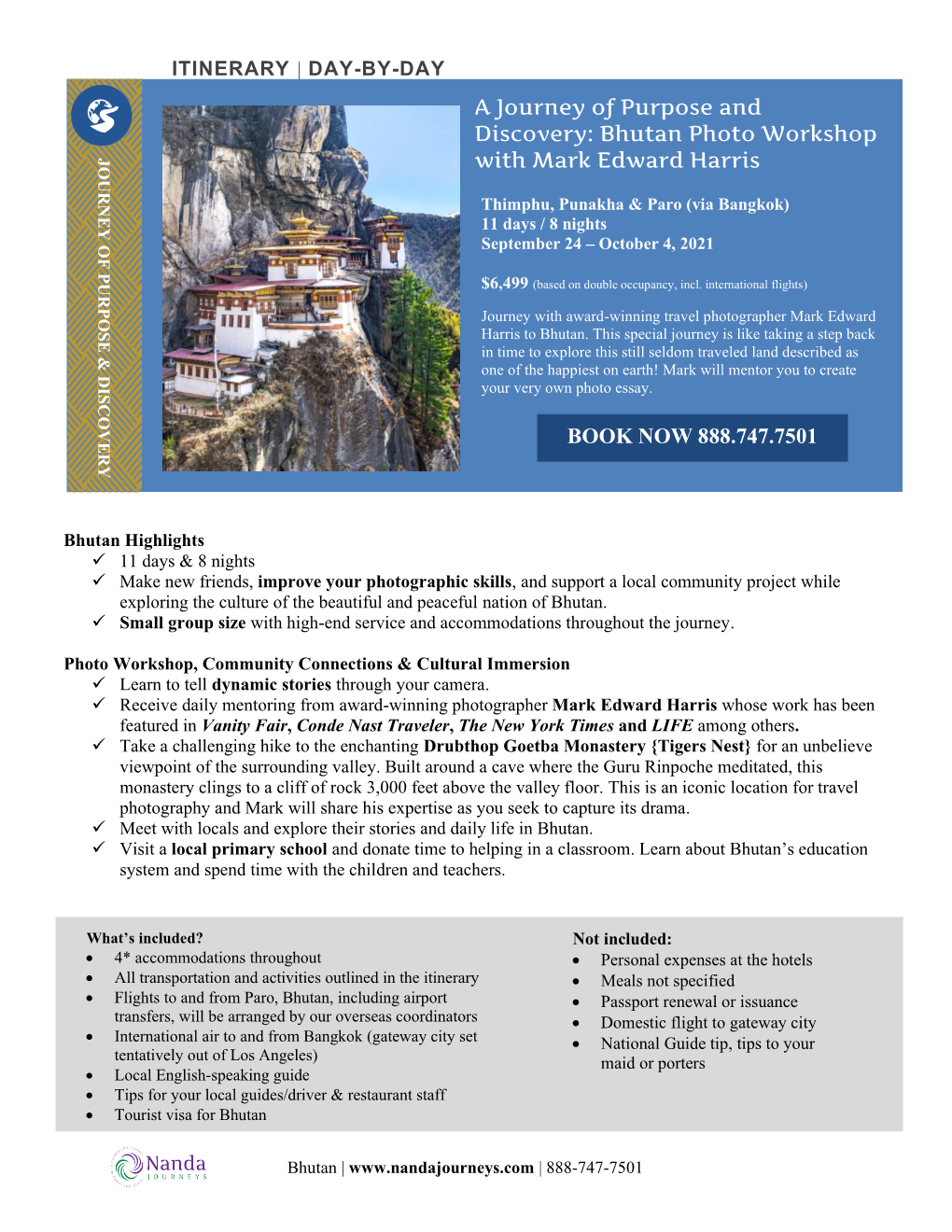 Bhutan Photo Workshop with Mark Edward Harris BOOK