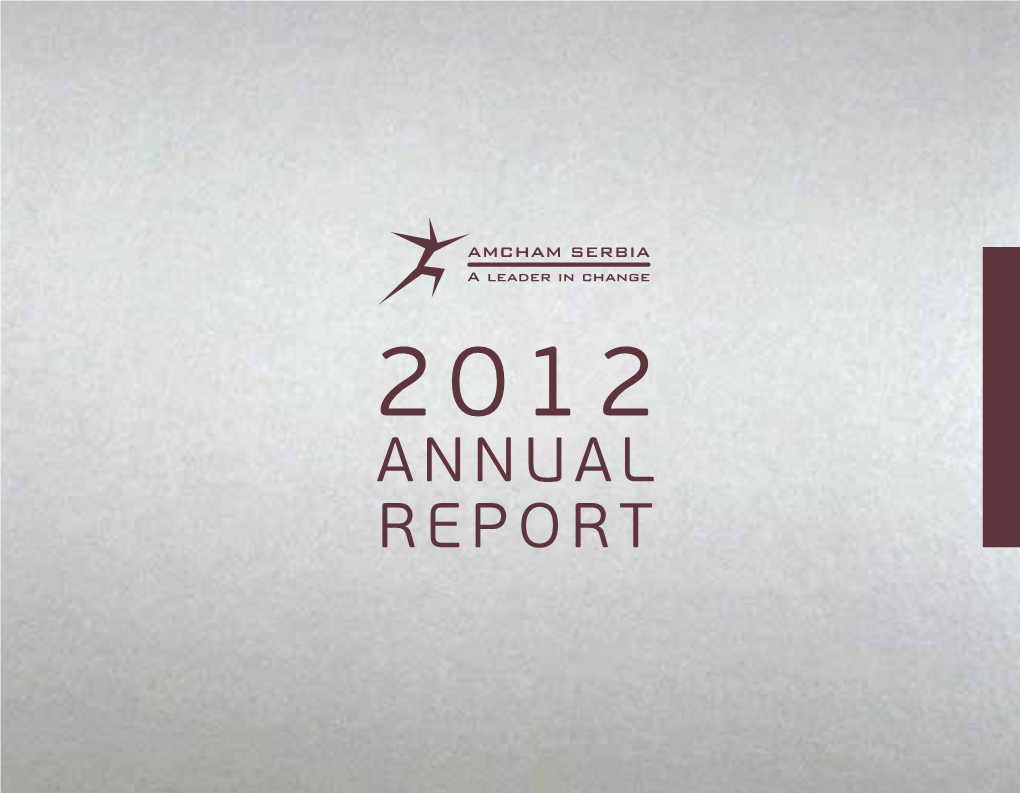 ANNUAL REPORT Patron Members Annual Report 2012