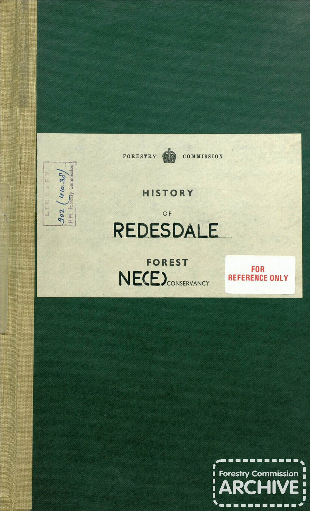 History of Redesdale Forest 1932-1951